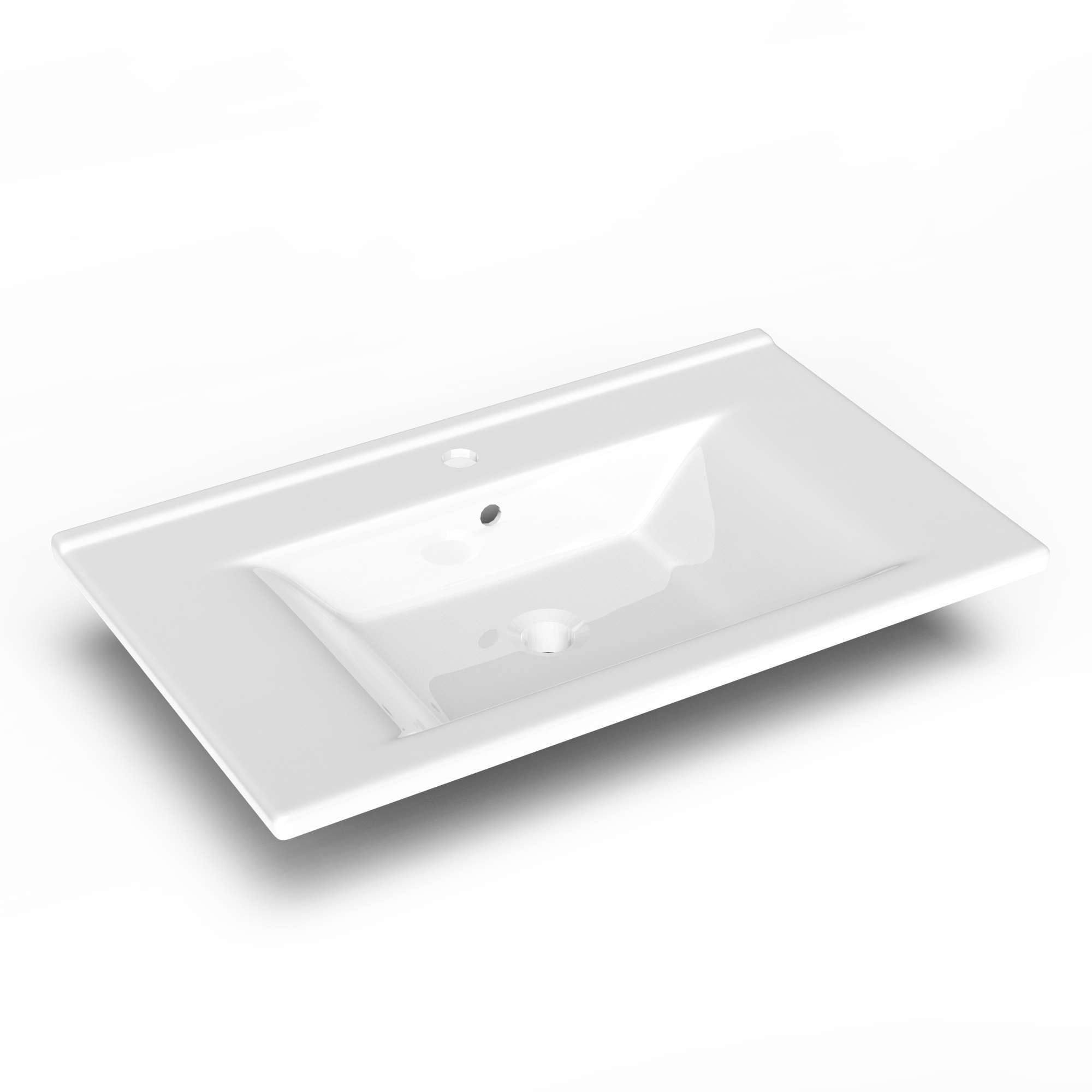 Lavoar baie - alb - 75x15x46 - Atria 75