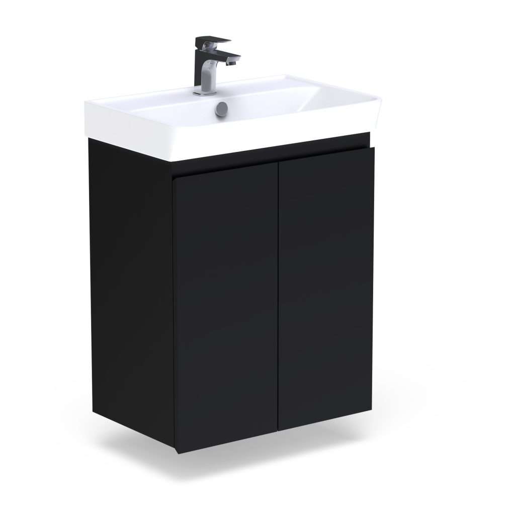 CREA 60 MASCA LAVOAR CU 2 USI NEGRU KIT GOODMOB crea-60-masca-lavoar-cu-2-usi-negru-kit-goodmob